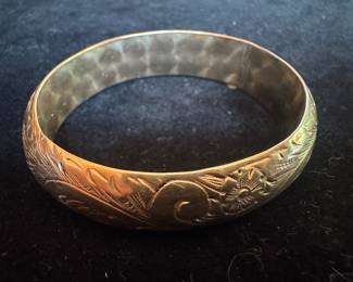 14K Gold Bangle