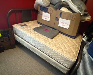 Full bed $100 pillows $2 blankets and comforters $3