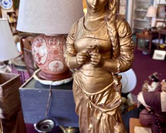 Beautiful statuary, candlesticks, lamps and more.