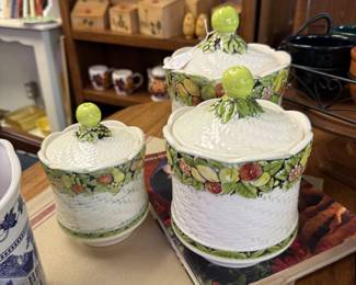 Vintage canisters are here too.