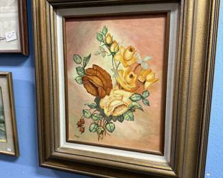 Gorgeous, framed oils are all over our store.