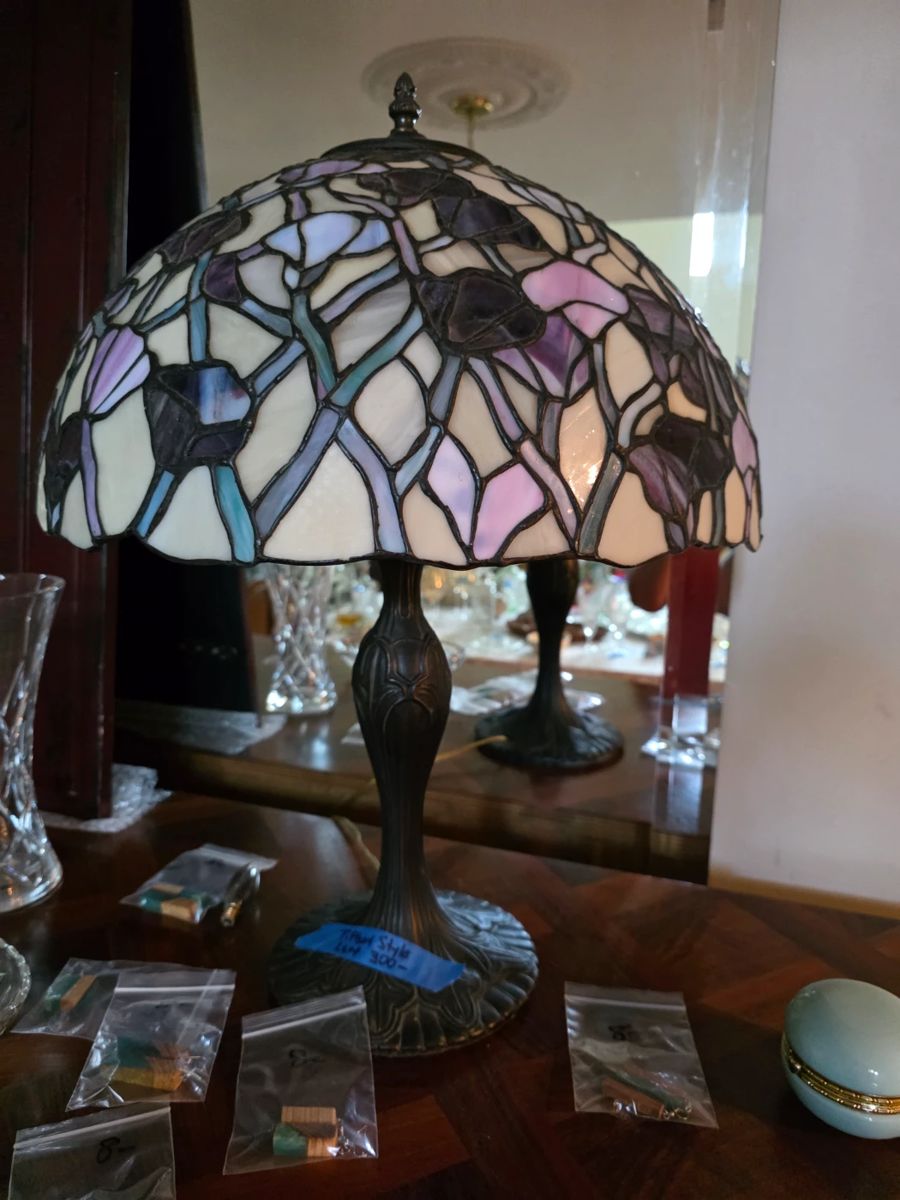Tiffany style lamp