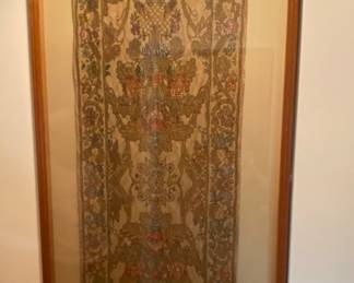Antique framed Tapestry