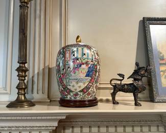 Chinese Famille Rose Ginger Jars