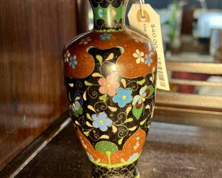 Vintage Cloisonne Vase 