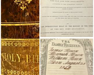 Antique family Bible