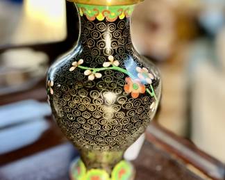 Vintage Chinese Cloisonné vase
