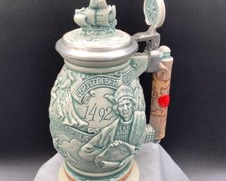 A sampling of the steins in the auction
