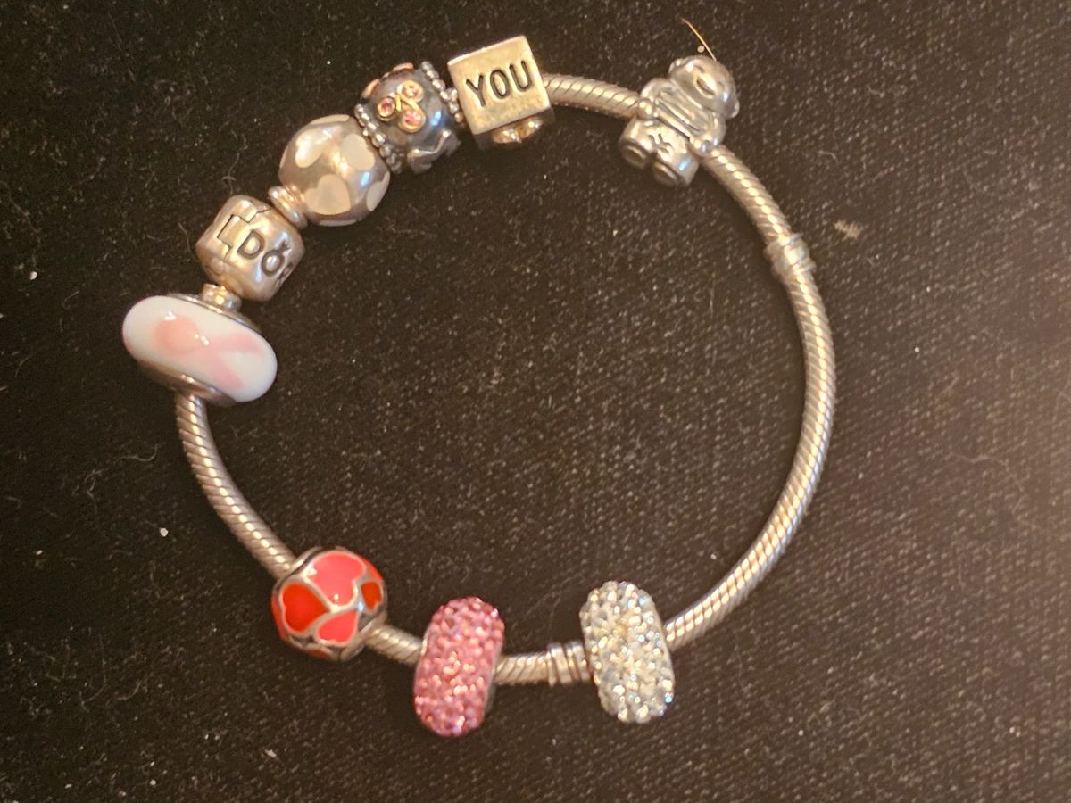 Pandora bracelet. Priced far below retail. Several in stock.
