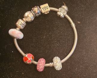 Pandora bracelet. Priced far below retail. Several in stock.