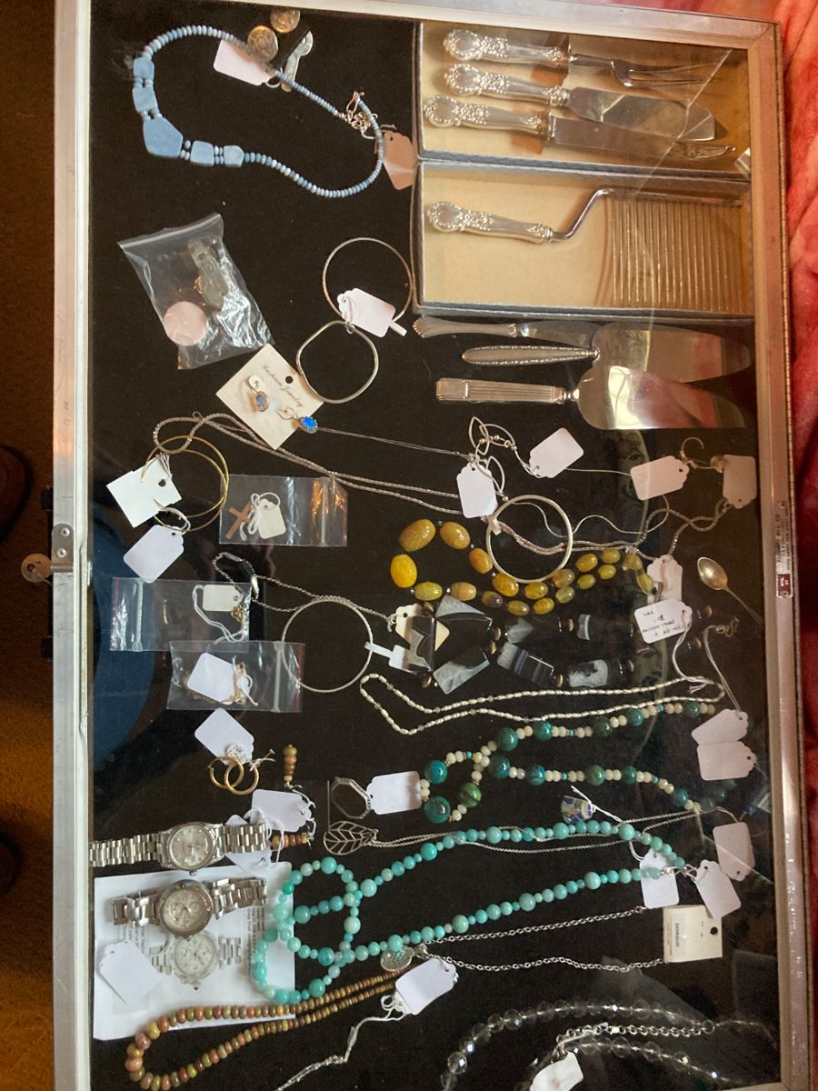 Sterling and gold jewelry