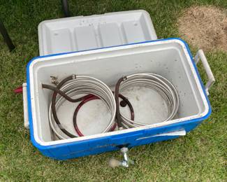 Beer cooling tap