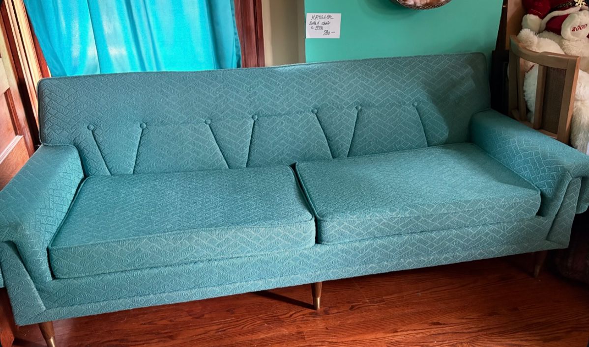 Kolher Mid-Century Sofa with matching chair