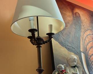 Vintage Brass Bouillette Lamp (2)