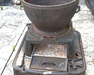 Vintage Cast Iron Fire Pit