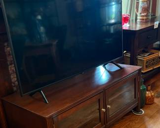 52 inch Sony TV and Versatile Cabinet