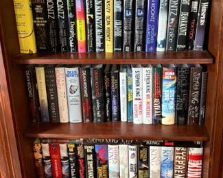 Collection and of Stephen King and Dean Koontz Books