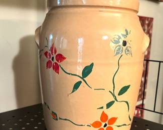 Stoneware Jar with Lid