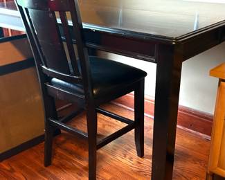 High table and one chair