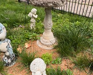 Concrete Birdbath