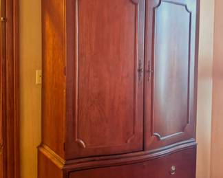 Cherry TV/ Wardrobe with Drawers