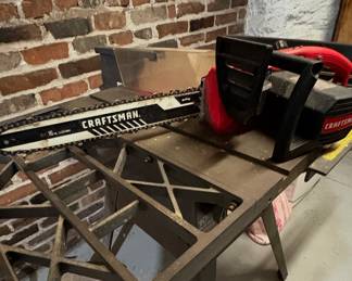 The CRAFTSMAN CMECS600 is a 16-in electric chainsaw