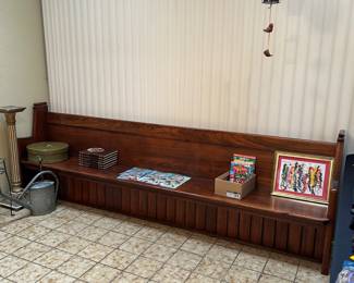 Church pew bench 