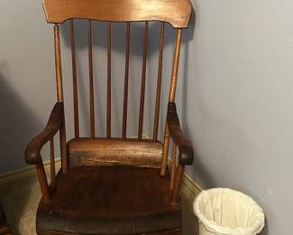 Vintage wooden rocker