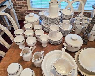 HUGE set of Royal Doulton "Ting" every day stoneware dishes