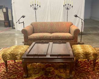 Animal Print Ottomans