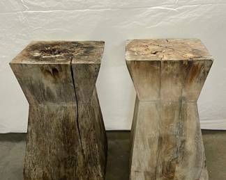 Brancuzzi Inspired Wooden Pedestals