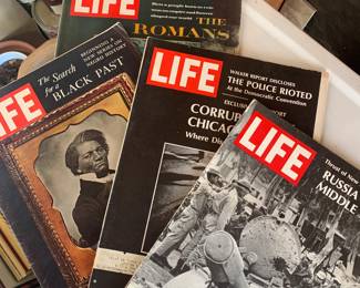 Assortment of Life Magazines from the 40s