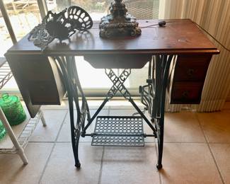 Singer Treadle Sewing Cabinet