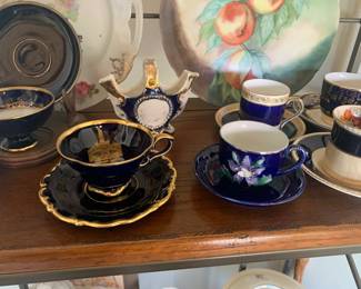Fabulous Collection of Antique Tea Cups and Saucers
