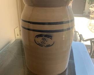 Marshall Pottery 2 Stoneware Crock