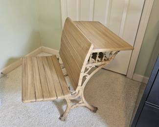 Antique school desk