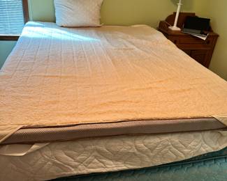 #74 - $150 - Queen bed mattress and frame