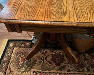 #20 - $300 - 2 Oak Side Tables and 1 - Coffee Table 20H X 24 Square