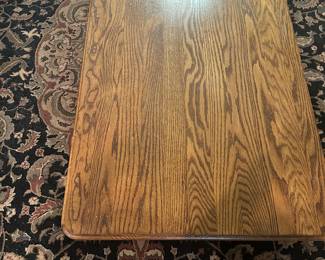#20 - $300 - 2 Oak Side Tables and 1 - Coffee Table 20H X 24 Square