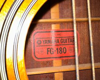 #15A - $280 - Yamaha Guitar with case FG-180