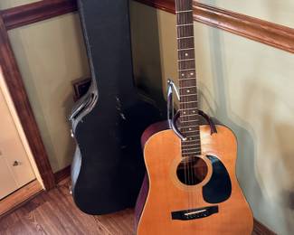 #15 - $200 - Sigma Martin 6-String Guitar Serial #8011332 w/ Case and Stand