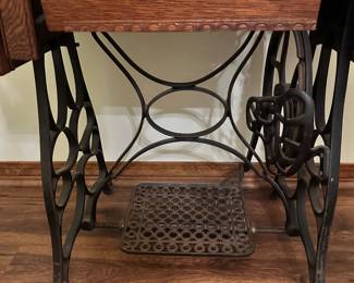 #38 - $110 - Vintage Sewing Stand 32H X 34W X 18D