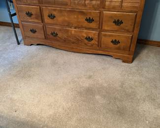 #31 - $220 - Cottage Collection Solid Birch Dresser and Mirror