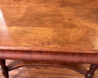#39 - $180 - Hall Table 30H X 35W X 23D on Claw Foot Casters