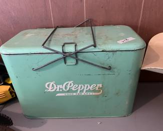 #187 Dr. Pepper Cooler w/original Box $175.00