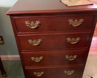 #34 Mahogany 4 Drawer Chest of Drawers - 21x14x29 $150.00