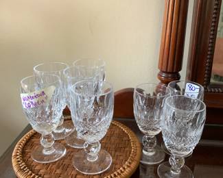 #159 Waterford - "Colleen" set of 8 pieces $80.00