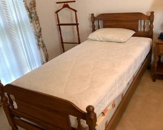 #5 Sumter twin bed frame set with mattress $200.00