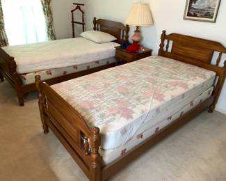 #5 Sumter twin bed frame set with mattress $200.00