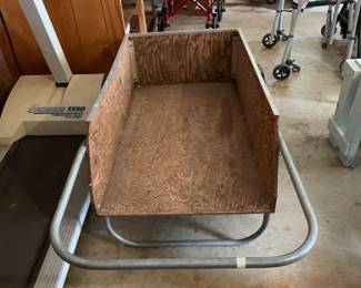 #185 Pull Behind Wood Cart $25.00